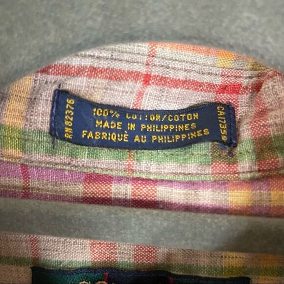 Vintage Colours by Alexander Julian Rainbow Plaid Button Down Shirt - Picture 2 of 4